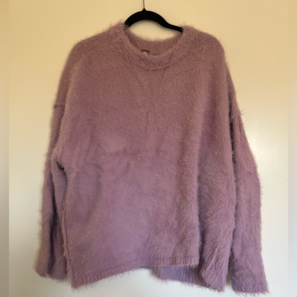 Free People Harrison Bunny Crew Sweater Top Size Medium